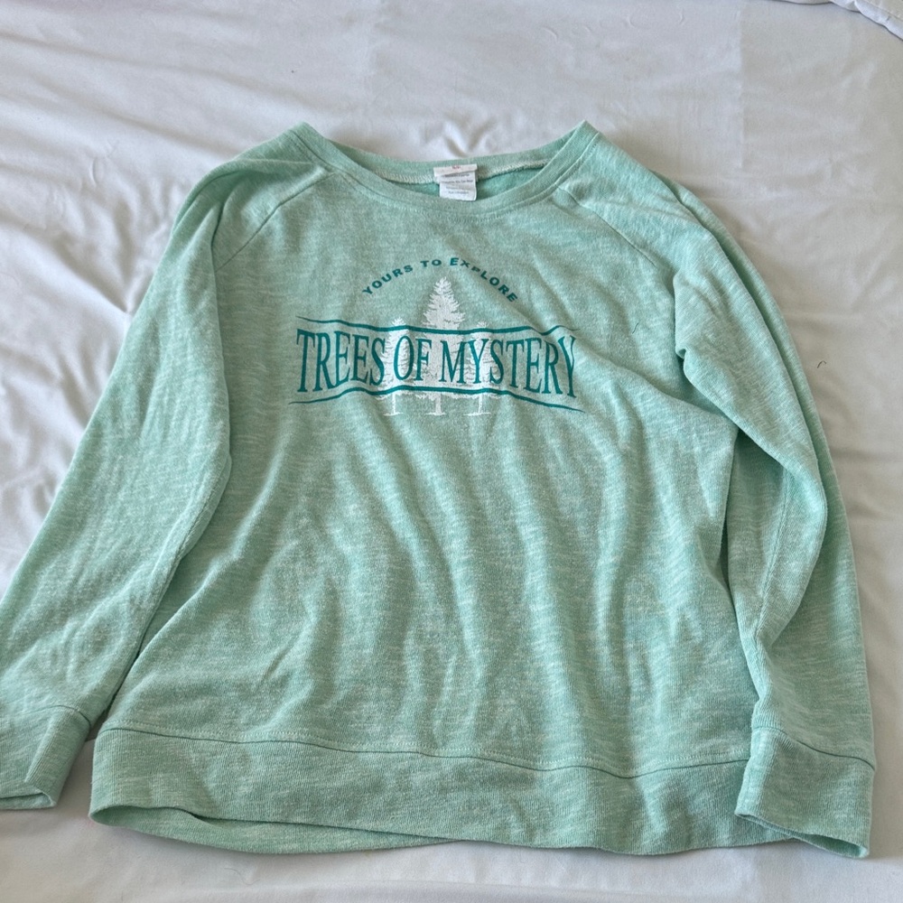 Trees of Mystery Green Sweatshirt